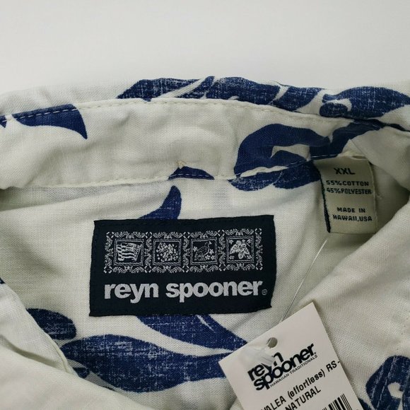 Reyn Spooner Mens Hawaiian Shirt Size 2XL XXL New - Picture 5 of 6